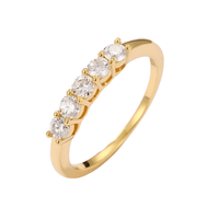 Thumbnail for 0.7CT Moissanite Stackable Rings S925 Silver Matching Wedding Diamonds Band White Gold Gift, Drestiny, Rings, Silver, Gold, United States, Canada, Australia, New Zealand, United Kingdom, FR, shopdrestiny.com