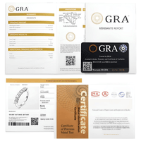 Thumbnail for 0.7CT Moissanite Stackable Rings S925 Silver Matching Wedding Diamonds Band White Gold Gift, Drestiny, Rings, Silver, Gold, United States, Canada, Australia, New Zealand, United Kingdom, FR, shopdrestiny.com