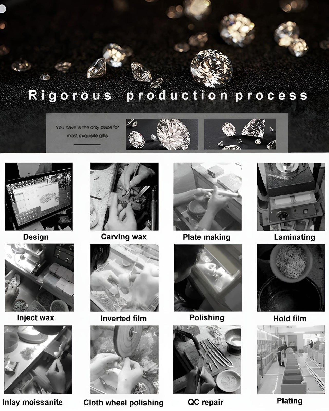 0.7CT Moissanite Stackable Rings S925 Silver Matching Wedding Diamonds Band White Gold Gift, Drestiny, Rings, Silver, Gold, United States, Canada, Australia, New Zealand, United Kingdom, FR, shopdrestiny.com