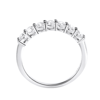Thumbnail for 0.7CT Moissanite Stackable Rings S925 Silver Matching Wedding Diamonds Band White Gold Gift, Drestiny, Rings, Silver, Gold, United States, Canada, Australia, New Zealand, United Kingdom, FR, shopdrestiny.com