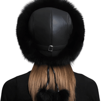 Thumbnail for 100% Natural Fox Fur Hat Women's Cap Thick Fur Cap Winter Warm Hat Female Fashion For Women Hat With Earmuffs Hat -, , Drestiny , Australia, Black, Blue, Brown, Canada, Dark Blue, Dark Red, Deep Pink, Hats, Light Grey, New Zealand, Pink, Red, Silver, United Kingdom, United States, White, Wine Red , Drestiny , www.shopdrestiny.com