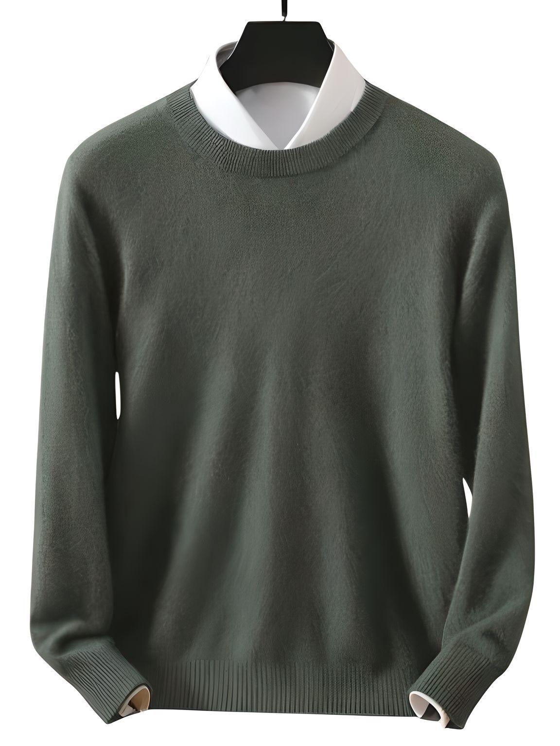 100% Pure Mink Men's Cashmere Sweaters Pullovers Long Sleeve High-End Jumpers Mink -, Sweaters , Drestiny , Army Green, Australia, Beige, Black, Blue, Brown, Burgundy, Camel, Canada, Coffee, Dark Blue, Dark Green, Dark Grey, L, Light Brown, Light Grey, Long Sleeves, M, Navy, New Zealand, Off White, Pullovers, Purple, Red, S, Sweaters, United Kingdom, United States, XL, XXL, XXXL , Drestiny , www.shopdrestiny.com