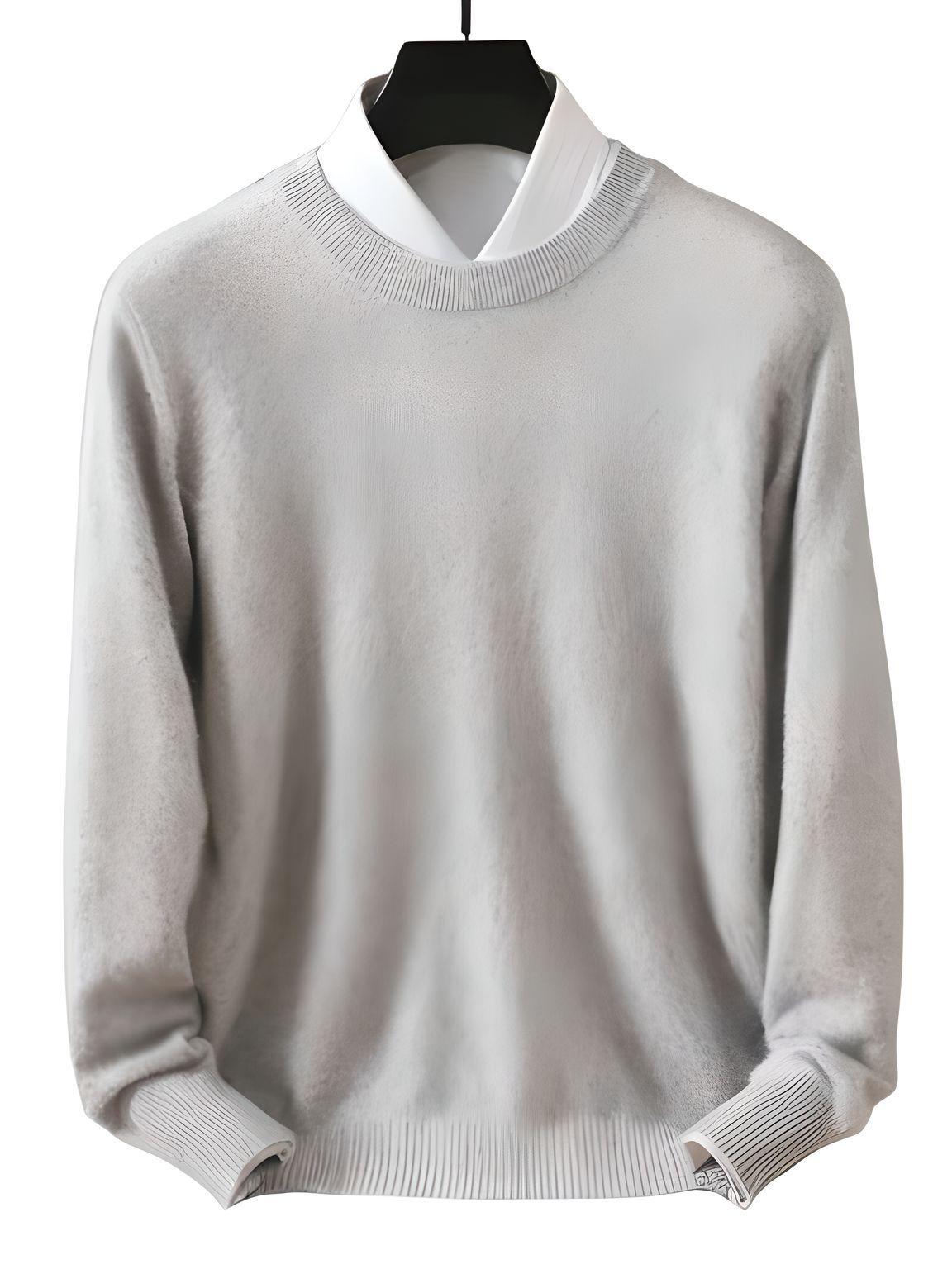 100% Pure Mink Men's Cashmere Sweaters Pullovers Long Sleeve High-End Jumpers Mink -, Sweaters , Drestiny , Army Green, Australia, Beige, Black, Blue, Brown, Burgundy, Camel, Canada, Coffee, Dark Blue, Dark Green, Dark Grey, L, Light Brown, Light Grey, Long Sleeves, M, Navy, New Zealand, Off White, Pullovers, Purple, Red, S, Sweaters, United Kingdom, United States, XL, XXL, XXXL , Drestiny , www.shopdrestiny.com