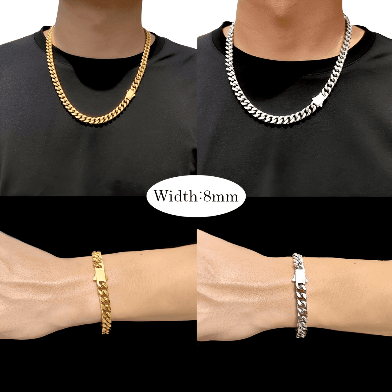 18k Gold Plated Chunky Necklace -, Necklaces , Drestiny , Australia, Canada, Gold, Necklaces, New Zealand, Silver, United Kingdom, United States , Drestiny , www.shopdrestiny.com