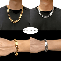 Thumbnail for 18k Gold Plated Chunky Necklace -, Necklaces , Drestiny , Australia, Canada, Gold, Necklaces, New Zealand, Silver, United Kingdom, United States , Drestiny , www.shopdrestiny.com