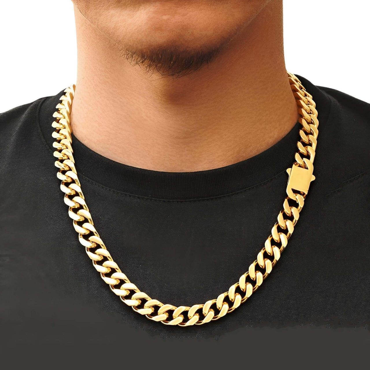 18k Gold Plated Chunky Necklace -, Necklaces , Drestiny , Australia, Canada, Gold, Necklaces, New Zealand, Silver, United Kingdom, United States , Drestiny , www.shopdrestiny.com