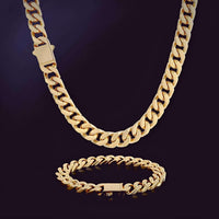 Thumbnail for 18k Gold Plated Chunky Necklace -, Necklaces , Drestiny , Australia, Canada, Gold, Necklaces, New Zealand, Silver, United Kingdom, United States , Drestiny , www.shopdrestiny.com