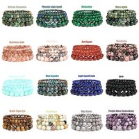Thumbnail for 1PC Natural Stone Bracelets in Various Sizes! -, Bracelets , Drestiny , Australia, Black, Blue, Bracelets, Brown, Canada, Gender_Men, Gender_Women, Green, Grey, New Zealand, Orange, Pink, Purple, Red, Sky Blue, United Kingdom, United States, White , Drestiny , www.shopdrestiny.com