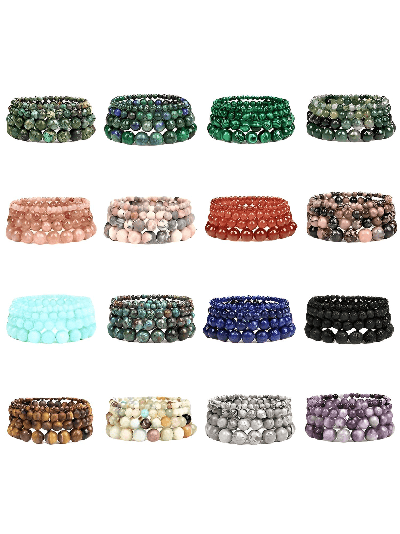 1PC Natural Stone Bracelets in Various Sizes! -, Bracelets , Drestiny , Australia, Black, Blue, Bracelets, Brown, Canada, Gender_Men, Gender_Women, Green, Grey, New Zealand, Orange, Pink, Purple, Red, Sky Blue, United Kingdom, United States, White , Drestiny , www.shopdrestiny.com