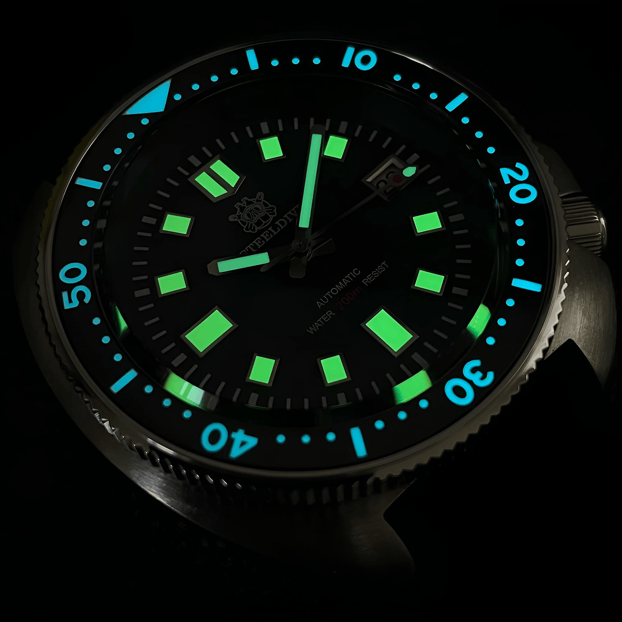 Men's Turtle Watch Automatic 200M Waterproof Diver AR Coating Sapphire Glass, Drestiny, Watches, Black, Green, Blue, United States, USA, Canada, Australia, New Zealand, United Kingdom, Uk, Turtle dive watch, Seiko turtle automatic, automatic dive watch, best automatic watches, men's automatic watch, shopdrestiny.com