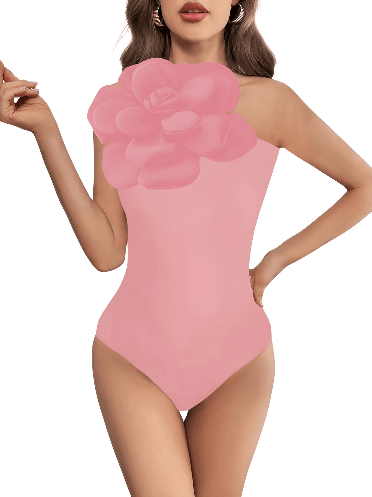 2025 New Flower One Piece Swimsuit Luxury Women's Swimwear -, One Piece Swimsuit , Drestiny , Australia, Black, Blue, Canada, Cover Ups, Dark Green, Dark Red, Deep Pink, Green, Green Yellow, L, M, New Zealand, One Piece Swimwear, One Shoulder, Orange, Pink, Red, S, Sets, Skirt Sets, Skirts, Teal, United Kingdom, United States, White, XL , Drestiny , www.shopdrestiny.com