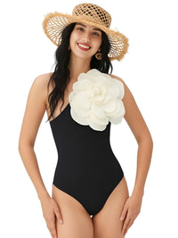 Thumbnail for 2025 New Flower One Piece Swimsuit Luxury Women's Swimwear