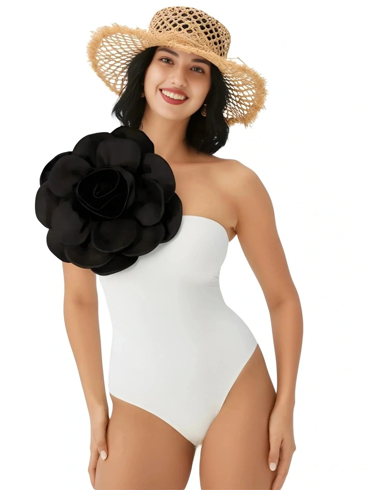 2025 New Flower One Piece Swimsuit Luxury Women's Swimwear -, One Piece Swimsuit , Drestiny , Australia, Black, Blue, Canada, Cover Ups, Dark Green, Dark Red, Deep Pink, Green, Green Yellow, L, M, New Zealand, One Piece Swimwear, One Shoulder, Orange, Pink, Red, S, Sets, Skirt Sets, Skirts, Teal, United Kingdom, United States, White, XL , Drestiny , www.shopdrestiny.com