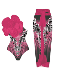 Thumbnail for 2025 New Flower One Piece Swimsuit Luxury Women's Swimwear -, One Piece Swimsuit , Drestiny , Australia, Black, Blue, Canada, Cover Ups, Dark Green, Dark Red, Deep Pink, Green, Green Yellow, L, M, New Zealand, One Piece Swimwear, One Shoulder, Orange, Pink, Red, S, Sets, Skirt Sets, Skirts, Teal, United Kingdom, United States, White, XL , Drestiny , www.shopdrestiny.com