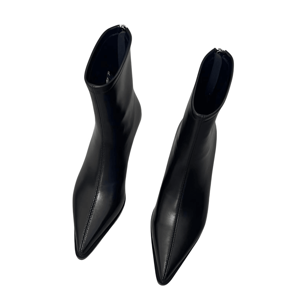 2025 Sexy Women's Ankle Boots Genuine Leather Autumn Winter Boots Zipper Chunky Heel Pointed Toe Black Shoes -, Ankle Boots , Drestiny , 10, 11, 12, 3, 4, 5, 6, 7, 8, 9, Ankle Boots, Australia, Black, Boots, Canada, FR, Green, Heels, New Zealand, United Kingdom, United States , Drestiny , www.shopdrestiny.com