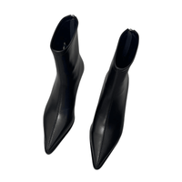 Thumbnail for 2025 Sexy Women's Ankle Boots Genuine Leather Autumn Winter Boots Zipper Chunky Heel Pointed Toe Black Shoes -, Ankle Boots , Drestiny , 10, 11, 12, 3, 4, 5, 6, 7, 8, 9, Ankle Boots, Australia, Black, Boots, Canada, FR, Green, Heels, New Zealand, United Kingdom, United States , Drestiny , www.shopdrestiny.com