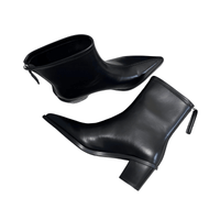 Thumbnail for 2025 Sexy Women's Ankle Boots Genuine Leather Autumn Winter Boots Zipper Chunky Heel Pointed Toe Black Shoes -, Ankle Boots , Drestiny , 10, 11, 12, 3, 4, 5, 6, 7, 8, 9, Ankle Boots, Australia, Black, Boots, Canada, FR, Green, Heels, New Zealand, United Kingdom, United States , Drestiny , www.shopdrestiny.com