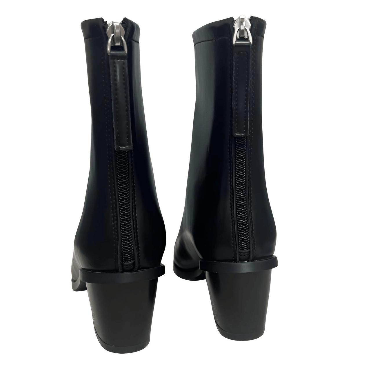 2025 Sexy Women's Ankle Boots Genuine Leather Autumn Winter Boots Zipper Chunky Heel Pointed Toe Black Shoes -, Ankle Boots , Drestiny , 10, 11, 12, 3, 4, 5, 6, 7, 8, 9, Ankle Boots, Australia, Black, Boots, Canada, FR, Green, Heels, New Zealand, United Kingdom, United States , Drestiny , www.shopdrestiny.com