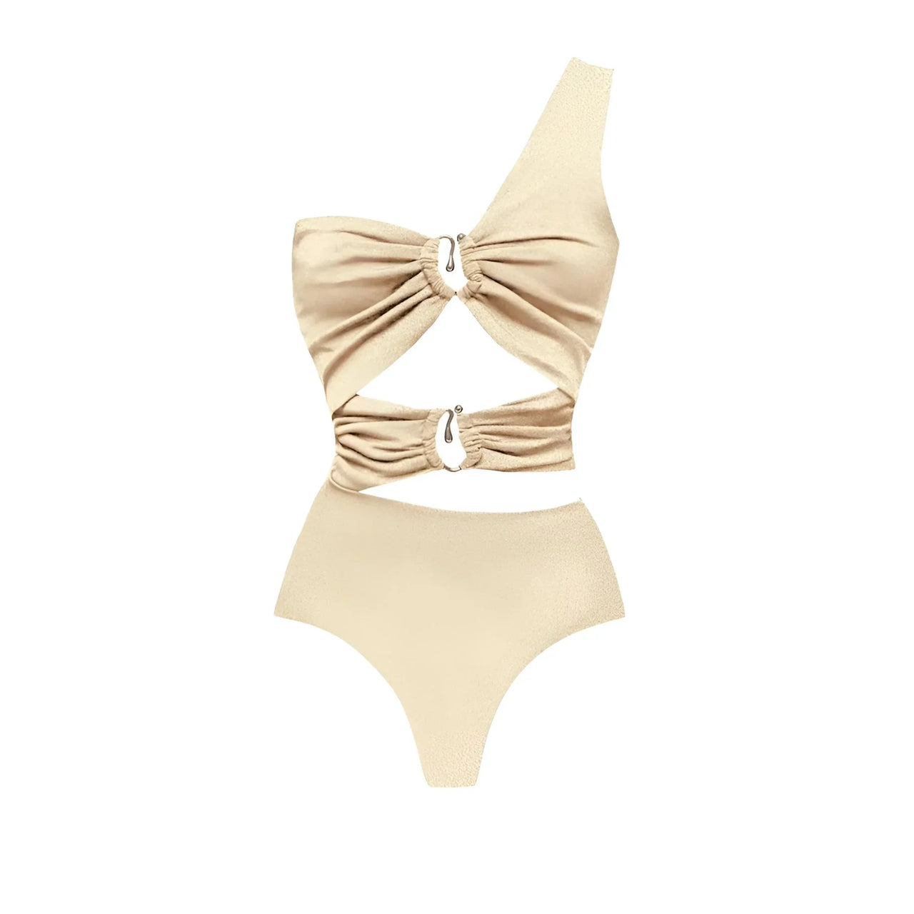 2Pcs Deep V Swimsuit Set With Long Skirt Women's Sexy Swimwear Sets Female Bikini Cut Out Biquini Beachwear, Drestiny, Sets, Skirts, Cover-Ups, One Piece Swimsuits, Bikinis, S, M, L, XL, One Shoulder, United States, Canada, USA, Australia, New Zealand, United Kingdom, UK, two piece sets, bikini cover ups, beach cover up sarong, bikini cover ups, bikini cover up skirts, sarong wrap cover up,  Dark Brown, White, Light Blue, Brown, Beige, Black, kaftan cover up uk, shopdrestiny.com