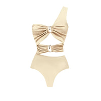 Thumbnail for 2Pcs Deep V Swimsuit Set With Long Skirt Women's Sexy Swimwear Sets Female Bikini Cut Out Biquini Beachwear, Drestiny, Sets, Skirts, Cover-Ups, One Piece Swimsuits, Bikinis, S, M, L, XL, One Shoulder, United States, Canada, USA, Australia, New Zealand, United Kingdom, UK, two piece sets, bikini cover ups, beach cover up sarong, bikini cover ups, bikini cover up skirts, sarong wrap cover up,  Dark Brown, White, Light Blue, Brown, Beige, Black, kaftan cover up uk, shopdrestiny.com