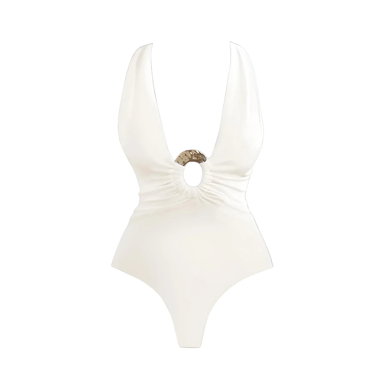 2Pcs Deep V Swimsuit Set With Long Skirt Women's Sexy Swimwear Sets Female Bikini Cut Out Biquini Beachwear, Drestiny, Sets, Skirts, Cover-Ups, One Piece Swimsuits, Bikinis, S, M, L, XL, One Shoulder, United States, Canada, USA, Australia, New Zealand, United Kingdom, UK, two piece sets, bikini cover ups, beach cover up sarong, bikini cover ups, bikini cover up skirts, sarong wrap cover up,  Dark Brown, White, Light Blue, Brown, Beige, Black, kaftan cover up uk, shopdrestiny.com