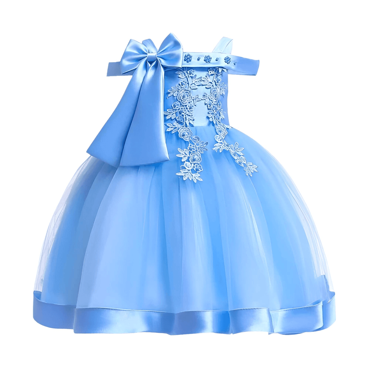 3–10 Years Kids Party Dresses For Girls -, Dress , Drestiny , 10T, 3T, 4T, 5T, 6T, 7T, 8T, 9T, Australia, Canada, Dark Green, Dark Red, Dresses, Girls, Grey, Light Blue, New Zealand, Off Shoulder, Pink, Red, Royal Blue, Sleeveless, TD, United Kingdom, United States, Yellow , Drestiny , www.shopdrestiny.com