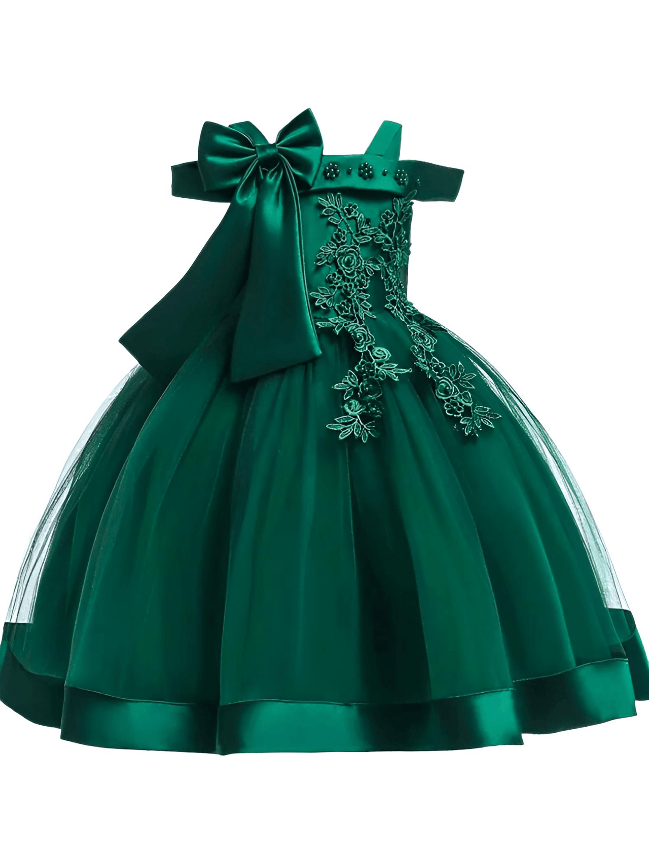 3–10 Years Kids Party Dresses For Girls -, Dress , Drestiny , 10T, 3T, 4T, 5T, 6T, 7T, 8T, 9T, Australia, Canada, Dark Green, Dark Red, Dresses, Girls, Grey, Light Blue, New Zealand, Off Shoulder, Pink, Red, Royal Blue, Sleeveless, TD, United Kingdom, United States, Yellow , Drestiny , www.shopdrestiny.com