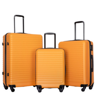 Thumbnail for 3 Piece Luggage Set Hard Shell Luggage Set with Spinner Wheel Carry On Luggage With TSA Lock Travel Suitcase set, Drestiny, 20