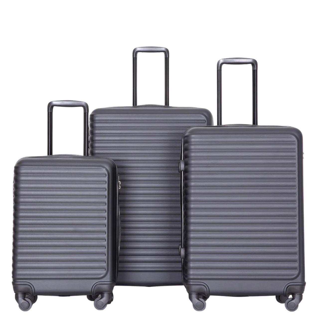 3 Piece Luggage Set Hard Shell Luggage Set with Spinner Wheel Carry On Luggage With TSA Lock Travel Suitcase set, Drestiny, 20" 24", 28", United States, Luggage, Sets, Suitcases, cheap hard shell luggage, best cheap hard shell luggage, budget hard shell luggage, hard shell luggage on sale, hard shell luggage under $100, Purple, Orange, Dark Purple, Black, Green, Blue, Pink, Light Blue, Gold, shopdrestiny.com