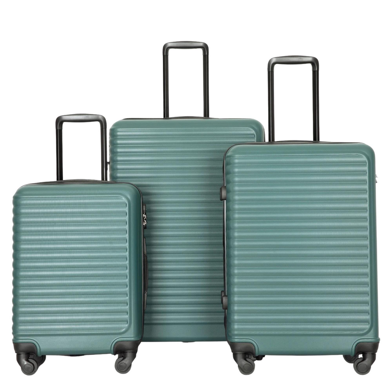 3 Piece Luggage Set Hard Shell Luggage Set with Spinner Wheel Carry On Luggage With TSA Lock Travel Suitcase set, Drestiny, 20" 24", 28", United States, Luggage, Sets, Suitcases, cheap hard shell luggage, best cheap hard shell luggage, budget hard shell luggage, hard shell luggage on sale, hard shell luggage under $100, Purple, Orange, Dark Purple, Black, Green, Blue, Pink, Light Blue, Gold, shopdrestiny.com