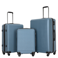 Thumbnail for 3 Piece Luggage Set Hard Shell Luggage Set with Spinner Wheel Carry On Luggage With TSA Lock Travel Suitcase set, Drestiny, 20