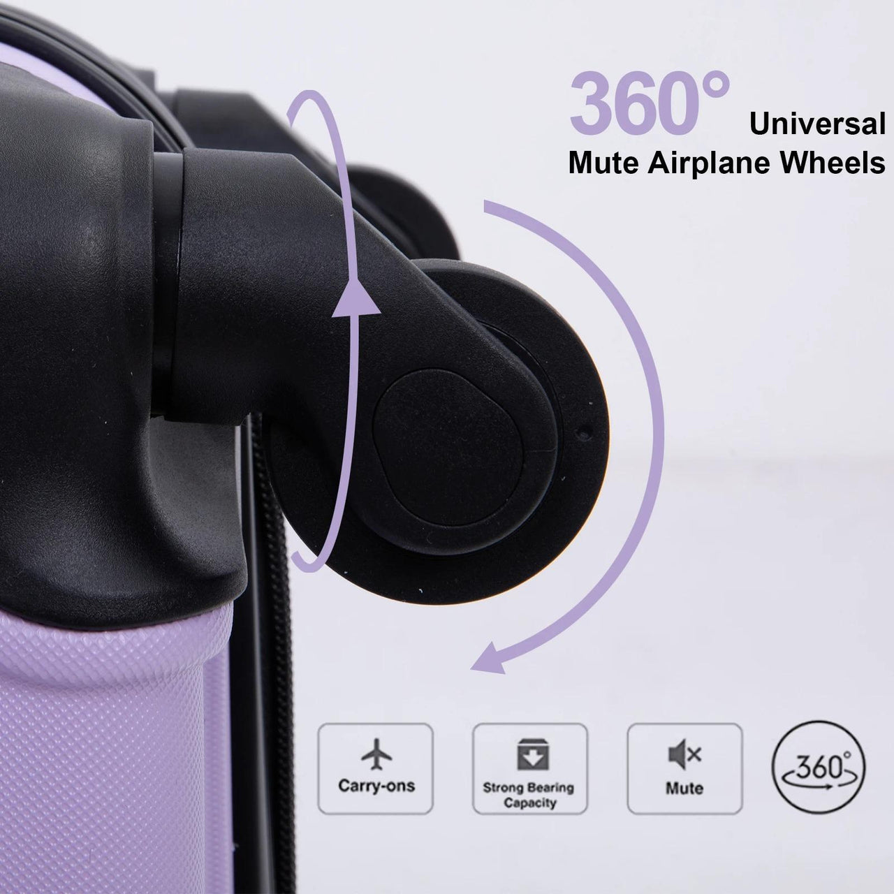 3 Piece Luggage Set Hard Shell Luggage Set with Spinner Wheel Carry On Luggage With TSA Lock Travel Suitcase set, Drestiny, 20" 24", 28", United States, Luggage, Sets, Suitcases, cheap hard shell luggage, best cheap hard shell luggage, budget hard shell luggage, hard shell luggage on sale, hard shell luggage under $100, Purple, Orange, Dark Purple, Black, Green, Blue, Pink, Light Blue, Gold, shopdrestiny.com