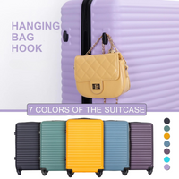 Thumbnail for 3 Piece Luggage Set Hard Shell Luggage Set with Spinner Wheel Carry On Luggage With TSA Lock Travel Suitcase set, Drestiny, 20