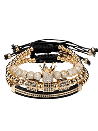 Thumbnail for 3pcs/Set Luxury Jewelry Set - Micro Pave CZ Bracelets For Men -, Bracelets , Drestiny , Australia, Black, Bracelets, Canada, FR, Gold, New Zealand, Rose Gold, Sets, Silver, United Kingdom, United States , Drestiny , www.shopdrestiny.com