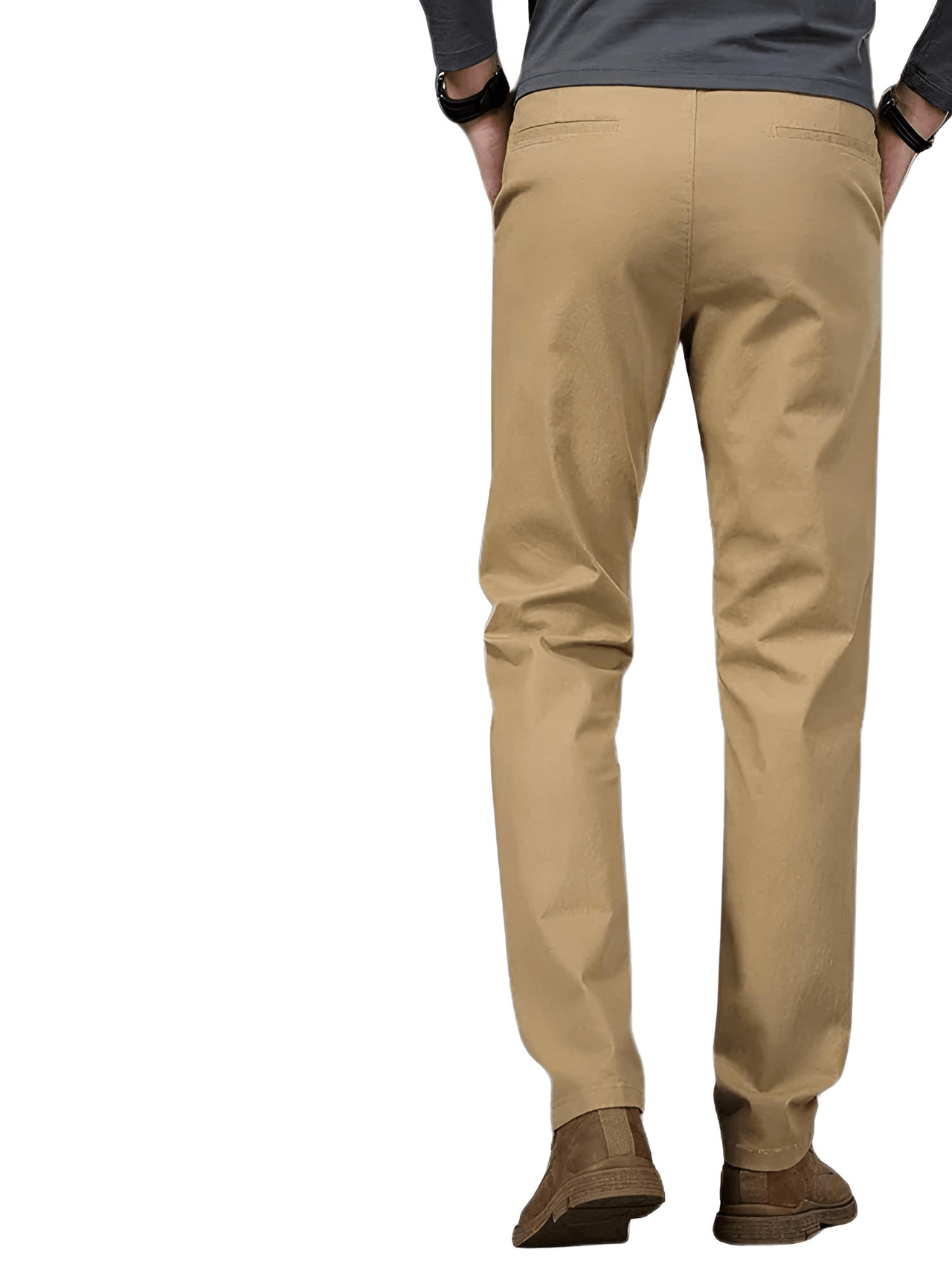 97% Cotton Men's Casual Pants Autumn Fashion Comfortable Elastic Slim Straight Business Trousers, Drestiny, Casual Pants, Dress Pants Men's, Trousers, United States, Australia, New Zealand, United Kingdom, 28, 29, 30, 31, 32, 33, 34, 36, 38, Coffee Brown, Black, Blue, Dark Grey, Khaki, Army Green, Light Khaki, Light Grey Pants, Shopdrestiny.com