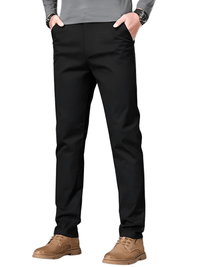 Thumbnail for 97% Cotton Men's Casual Pants Autumn Fashion Comfortable Elastic Slim Straight Business Trousers, Drestiny, Casual Pants, Dress Pants Men's, Trousers, United States, Australia, New Zealand, United Kingdom, 28, 29, 30, 31, 32, 33, 34, 36, 38, Coffee Brown, Black, Blue, Dark Grey, Khaki, Army Green, Light Khaki, Light Grey Pants, Shopdrestiny.com