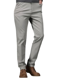 Thumbnail for 97% Cotton Men's Casual Pants Autumn Fashion Comfortable Elastic Slim Straight Business Trousers, Drestiny, Casual Pants, Dress Pants Men's, Trousers, United States, Australia, New Zealand, United Kingdom, 28, 29, 30, 31, 32, 33, 34, 36, 38, Coffee Brown, Black, Blue, Dark Grey, Khaki, Army Green, Light Khaki, Light Grey Pants, Shopdrestiny.com