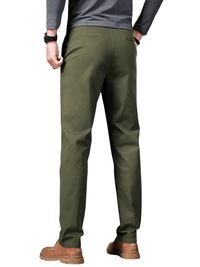 Thumbnail for 97% Cotton Men's Casual Pants Autumn Fashion Comfortable Elastic Slim Straight Business Trousers, Drestiny, Casual Pants, Dress Pants Men's, Trousers, United States, Australia, New Zealand, United Kingdom, 28, 29, 30, 31, 32, 33, 34, 36, 38, Coffee Brown, Black, Blue, Dark Grey, Khaki, Army Green, Light Khaki, Light Grey Pants, Shopdrestiny.com