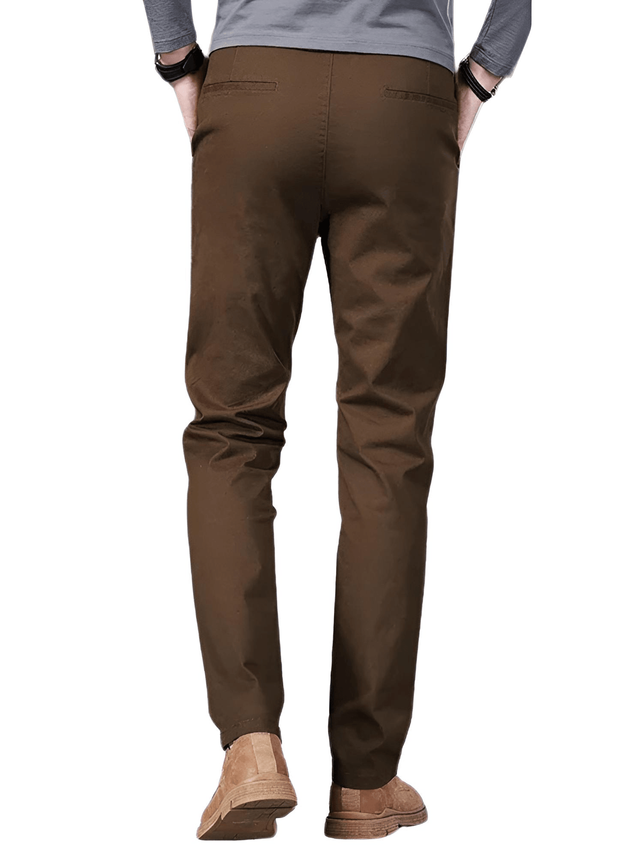 97% Cotton Men's Casual Pants Autumn Fashion Comfortable Elastic Slim Straight Business Trousers, Drestiny, Casual Pants, Dress Pants Men's, Trousers, United States, Australia, New Zealand, United Kingdom, 28, 29, 30, 31, 32, 33, 34, 36, 38, Coffee Brown, Black, Blue, Dark Grey, Khaki, Army Green, Light Khaki, Light Grey Pants, Shopdrestiny.com