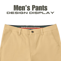 Thumbnail for 97% Cotton Men's Casual Pants Autumn Fashion Comfortable Elastic Slim Straight Business Trousers, Drestiny, Casual Pants, Dress Pants Men's, Trousers, United States, Australia, New Zealand, United Kingdom, 28, 29, 30, 31, 32, 33, 34, 36, 38, Coffee Brown, Black, Blue, Dark Grey, Khaki, Army Green, Light Khaki, Light Grey Pants, Shopdrestiny.com
