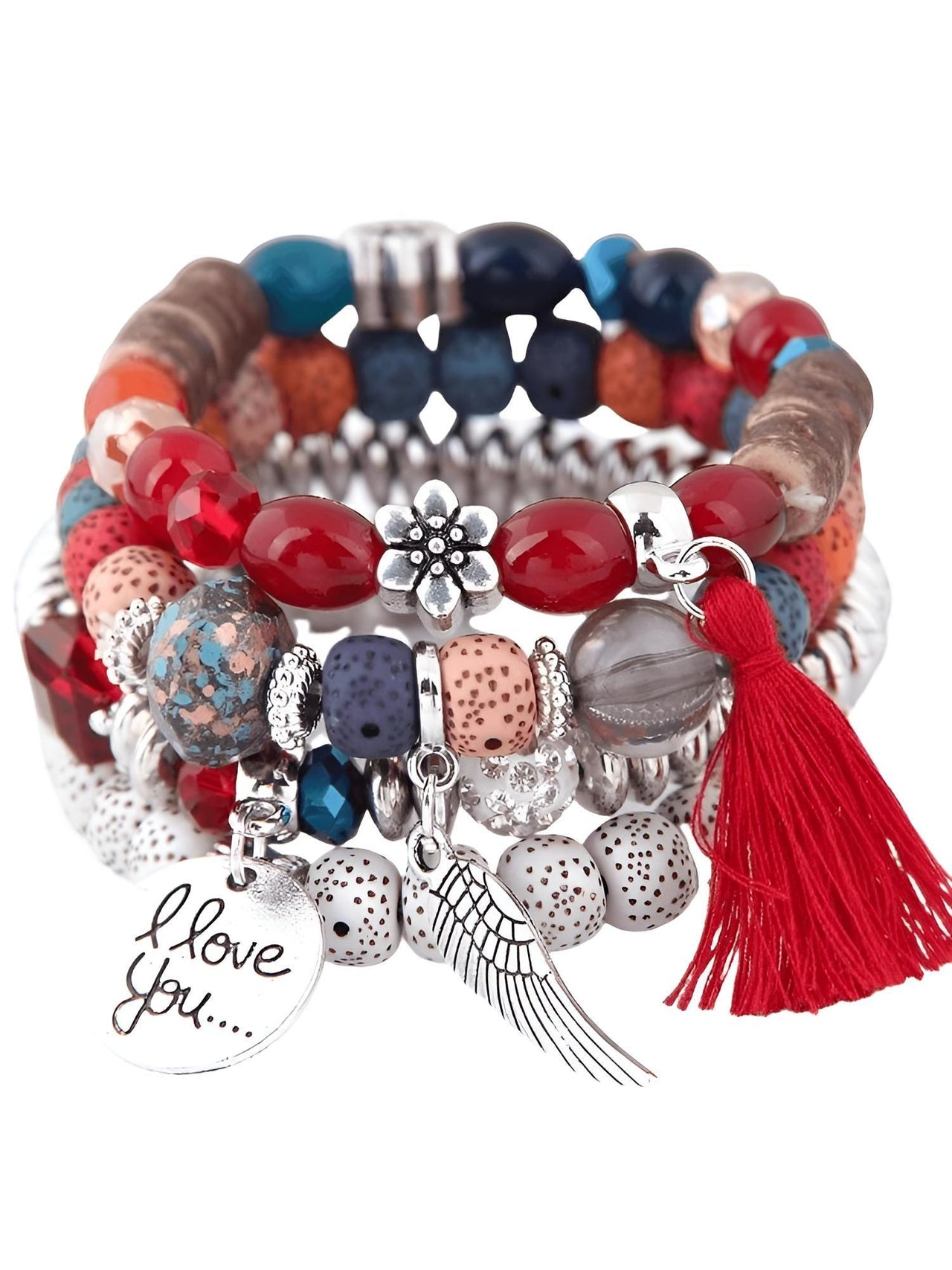 Assorted Style Bohemian Charm Bracelets For Women -, Bracelet , Drestiny , Australia, Beige, Black, Blue, Bracelets, Brown, Canada, Dark Blue, Dark Red, Gender_Women, Gold, Green, Grey, Light Blue, New Zealand, Pink, Red, Silver, Sky Blue, Teal, United Kingdom, United States, White , Drestiny , www.shopdrestiny.com