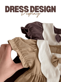 Thumbnail for Autumn Baby Girls Dress Casual Bow Clothes Spring Cotton Girls Princess Dress Big Turn Down Collar Dress Girls Clothes -, Dress , Drestiny , 12M, 24M, 2T, 3T, 4T, 6M, Australia, Black, Brown, Canada, Dresses, Girls, Khaki, Long Sleeves, New Zealand, Short Sleeves, TD, United Kingdom, United States , Drestiny , www.shopdrestiny.com