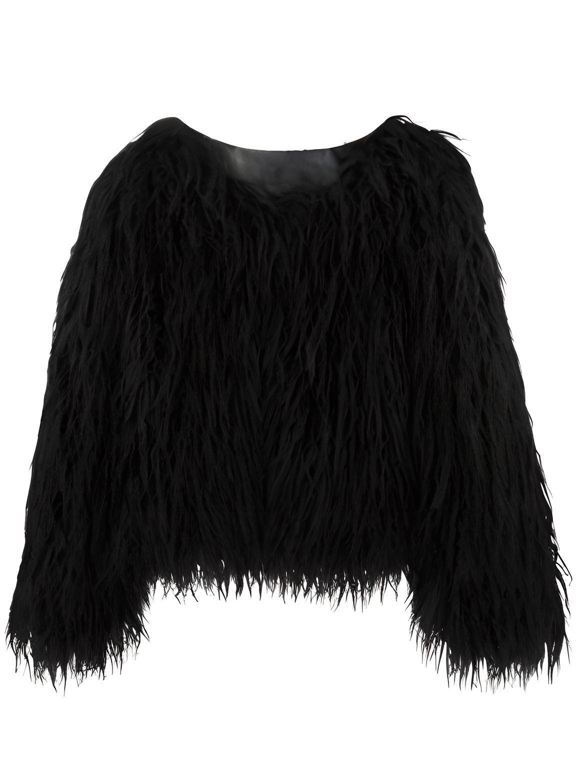 Autumn Winter Warm Women Faux Fur Coat Loose Plush Coat Female Fur Jacket -, Coats , Drestiny , Australia, Black, Blue, Brown, Coats, Deep Pink, FR, Green, Jackets, Khaki, L, Light Blue, Light Green, Light Purple, M, Orange, Pink, Purple, Red, S, United Kingdom, United States, White, XL, XXL, XXXL, Yellow , Drestiny , www.shopdrestiny.com