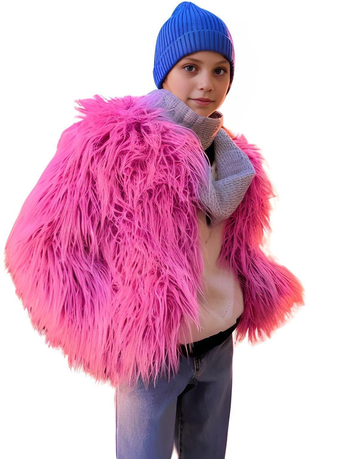 Autumn Winter Warm Women Faux Fur Coat Loose Plush Coat Female Fur Jacket -, Coats , Drestiny , Australia, Black, Blue, Brown, Coats, Deep Pink, FR, Green, Jackets, Khaki, L, Light Blue, Light Green, Light Purple, M, Orange, Pink, Purple, Red, S, United Kingdom, United States, White, XL, XXL, XXXL, Yellow , Drestiny , www.shopdrestiny.com