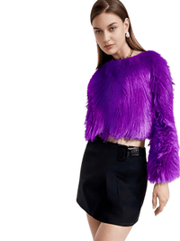 Thumbnail for Autumn Winter Warm Women Faux Fur Coat Loose Plush Coat Female Fur Jacket -, Coats , Drestiny , Australia, Black, Blue, Brown, Coats, Deep Pink, FR, Green, Jackets, Khaki, L, Light Blue, Light Green, Light Purple, M, Orange, Pink, Purple, Red, S, United Kingdom, United States, White, XL, XXL, XXXL, Yellow , Drestiny , www.shopdrestiny.com