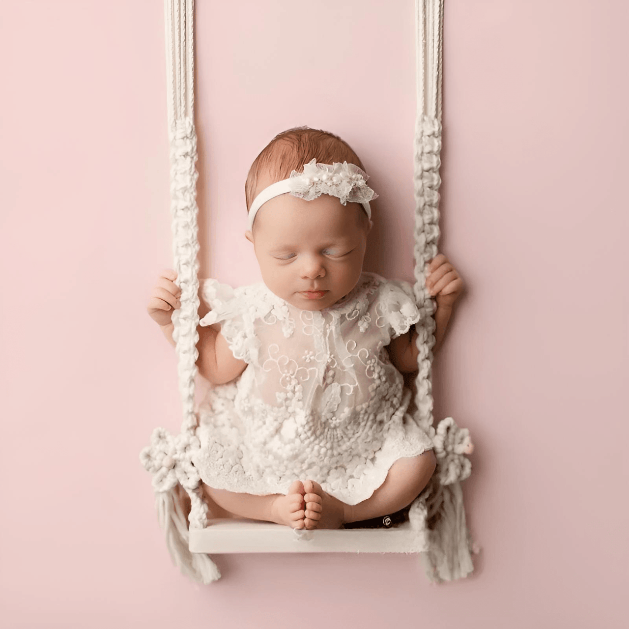 Baby Swing Newborn Photography Props Wooden Chair -, Baby & Toddler Furniture , Drestiny , Australia, Beige, Brown, Green, Ivory, New Zealand, Pink, Props, United Kingdom, United States, White , Drestiny , www.shopdrestiny.com