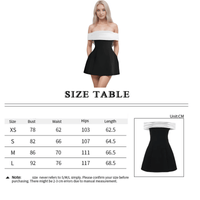 Thumbnail for Back Big Bow Black and White Dress Fashion Off Shoulder High Waist Sleeveless Backless Mini Dresses Autumn New Party Dresses, Drestiny, Mini Dresses, Off Shoulder, Sleeveless, Black and White casual Dresses, Black and white trendy dresses, Black and white mini dresses, black and white short dresses, Backless dresses, S, M, L, United States, Canada, Australia, New Zealand, United Kingdom, Black, White, 4, 6, 8, 10, shopdrestiny.com