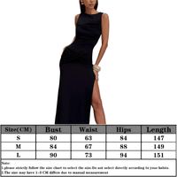 Thumbnail for Backless Maxi Tank Dress Women's Summer Ruched Sexy Thigh High Split Bodycon Elegant Long Dress Fashion, Drestiny, Maxi Dresses, Sleeveless, S, M, L, 4, 6, 8, 10, United States, USA, Canada, Australia, New Zealand, United Kingdom, UK, White, Black, Light Blue, Backless maxi dress, tank maxi dress backless, long backless dress, summer backless maxi dress , casual backless maxi dress, elegant backless maxi dress, shopdrestiny.com