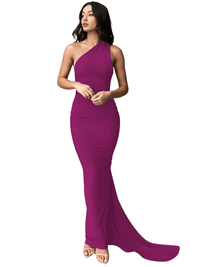 Thumbnail for One Shoulder Backless Sexy Maxi Dress - Get Multiple Looks! -, Maxi Dress , Drestiny , Australia, Black, Blue, Canada, Dark Red, FR, Green, Hot Pink, L, M, Maxi Dresses, Mini Dresses, New Zealand, One Shoulder, Orange, Pink, Red, S, Sky Blue, Sleeveless, United Kingdom, United States, White, Wine Red , Drestiny ,  Brown, Purple, Blue, www.shopdrestiny.com