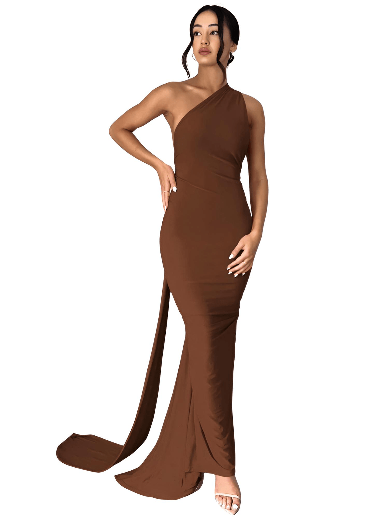 One Shoulder Backless Sexy Maxi Dress - Get Multiple Looks! -, Maxi Dress , Drestiny , Australia, Black, Blue, Canada, Dark Red, FR, Green, Hot Pink, L, M, Maxi Dresses, Mini Dresses, New Zealand, One Shoulder, Orange, Pink, Red, S, Sky Blue, Sleeveless, United Kingdom, United States, White, Wine Red , Drestiny ,  Brown, Purple, Blue, www.shopdrestiny.com